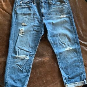 AG THE DREW Straight boyfriend jeans